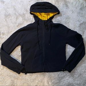 Cropped Windbreaker Jacket